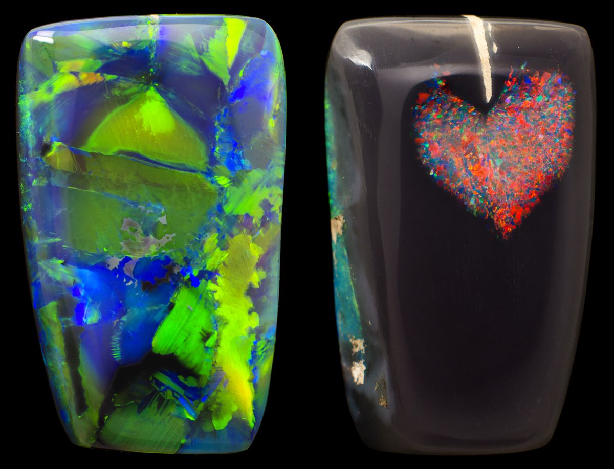 Lightning Ridge Black & Crystal Opal