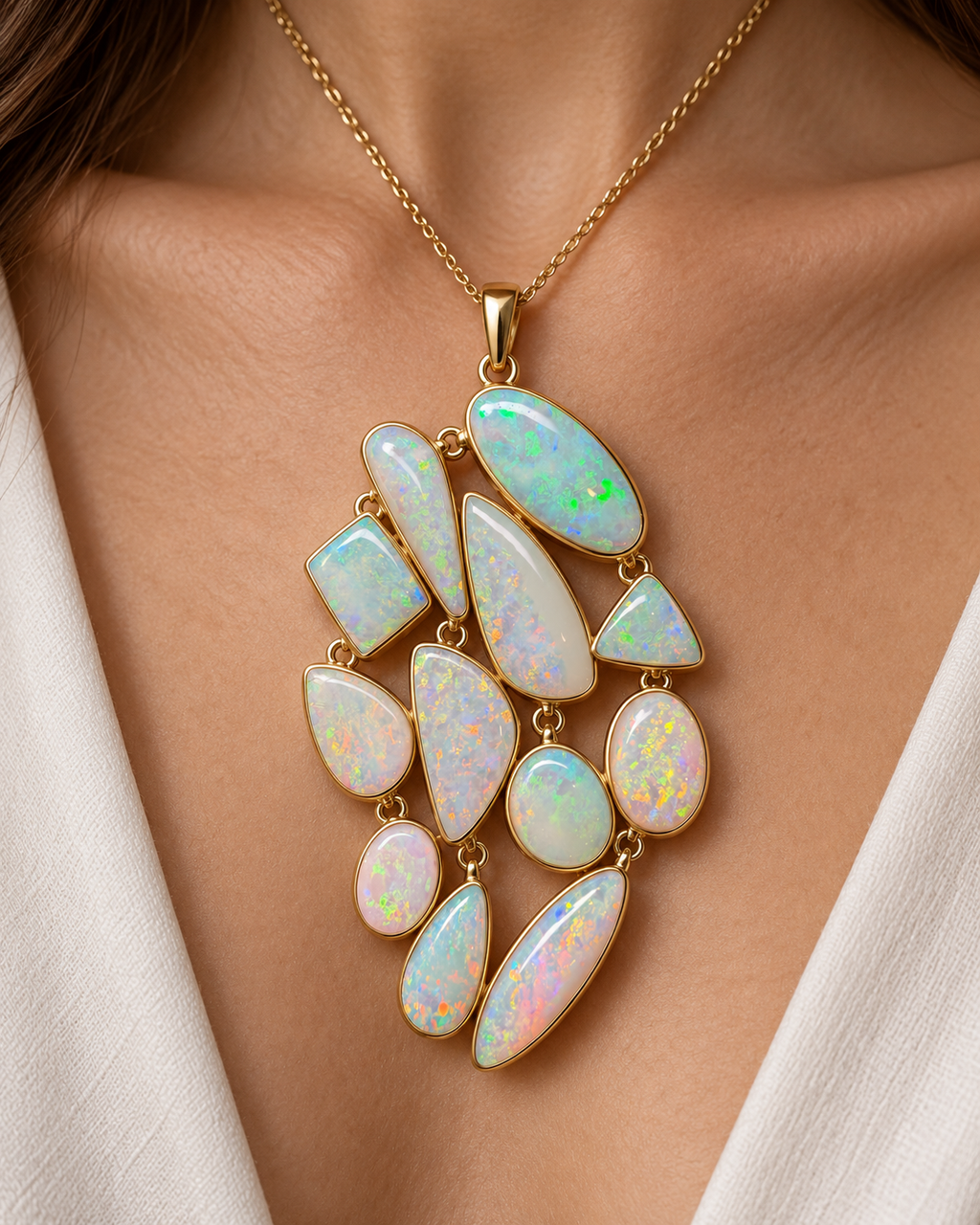 27ct Australian Crystal Opal Parcel – Olympic Field, Coober Pedy | 12 Finished Stones