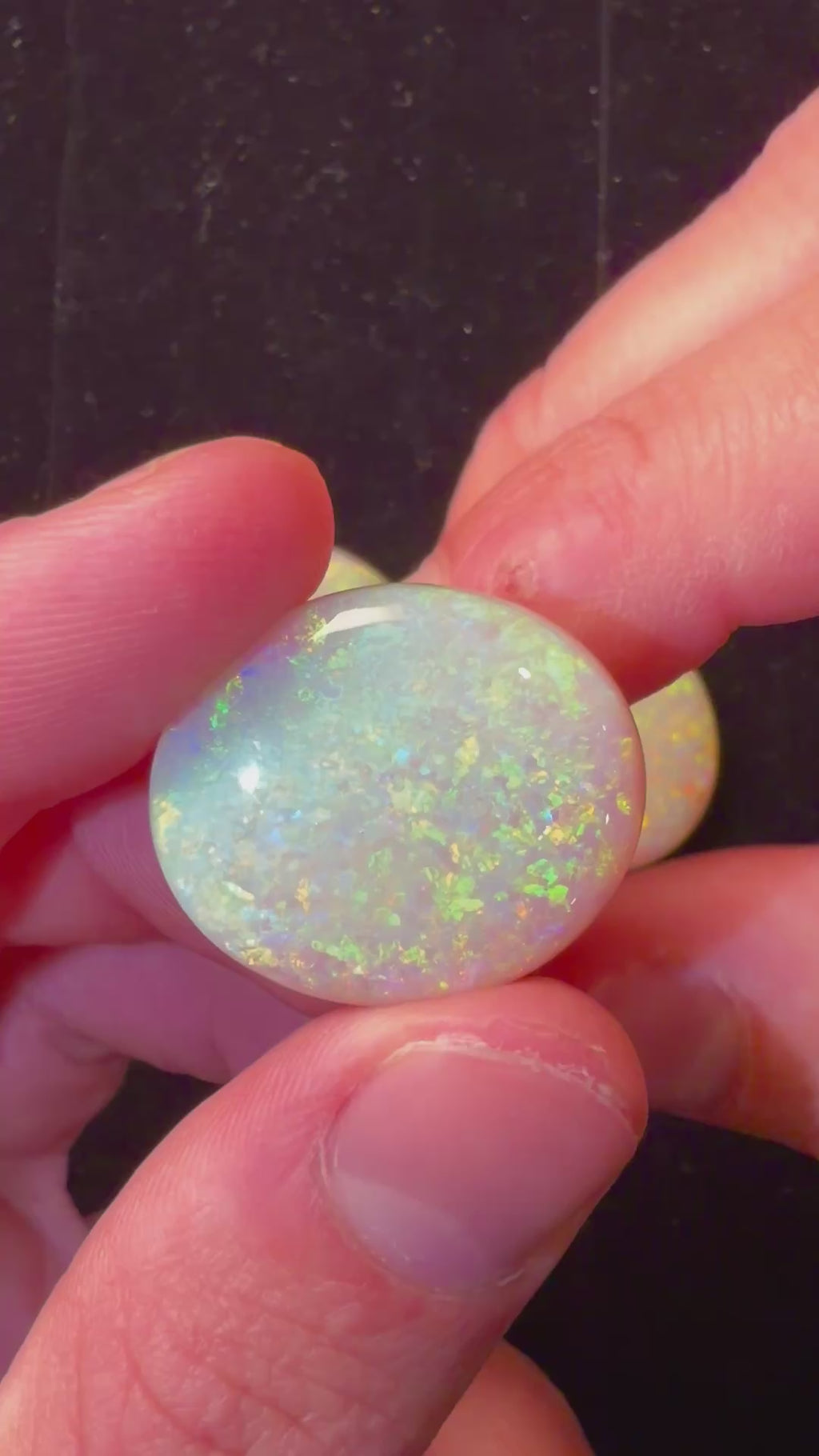 73ct Australian Crystal Opal Parcel – Olympic Field, Coober Pedy | 3 Finished Stones